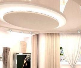 Красные подвесные потолки - модель 4