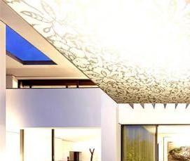 Красные подвесные потолки - модель 3