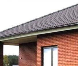 Красный фасадный кирпич - тип 1