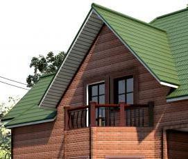 Красный фасадный кирпич - тип 4