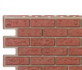 Красный фасадный кирпич - тип 3
