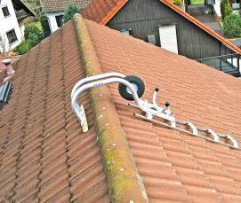 Кровельные лестницы для крыши с зацепом - тип 1