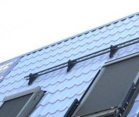 Кровельные лестницы для крыши с зацепом - тип 3