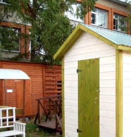 Кровля хозблока - вариант 1