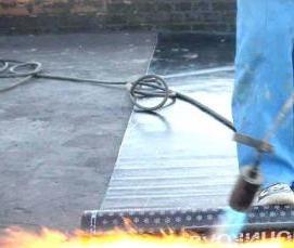 Кровля из рулонных кровельных материалов - модель 3