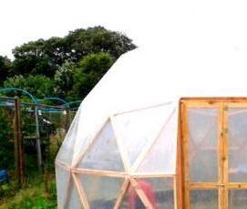 Круглая сферическая теплица - модель 4