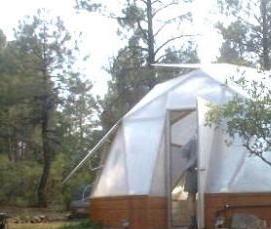 Круглая теплица купол - вариант 2