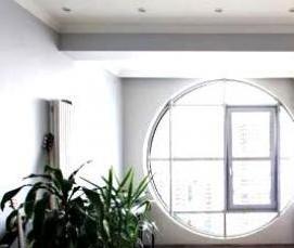 Круглое алюминиевое окно - модель 1