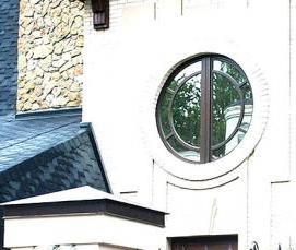 Круглое алюминиевое окно - модель 3