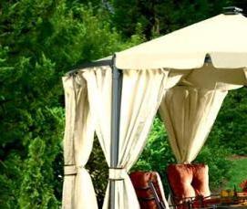 Круглые беседки для дачи - модель 1