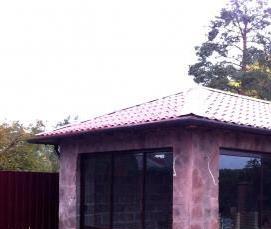 Круглые беседки с мангалом внутри - модель 3