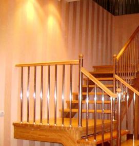 Круглые деревянные лестницы - модель 3