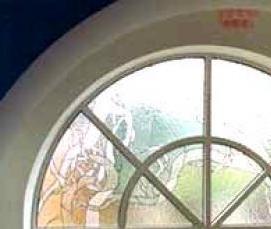 Круглые пластиковые окна открывающиеся - тип 1