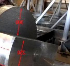 Крупногабаритные поковки - модель 1