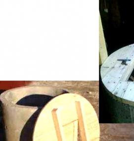 Крышка деревянная для колодца - тип 1