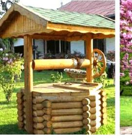 Крышка деревянная для колодца - тип 3