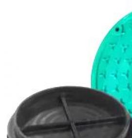 Крышка для колодца пластиковая - тип 1