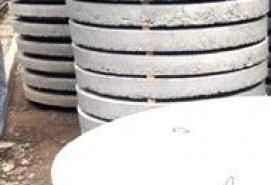 Крышка колодца железобетонная - вариант 3