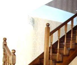 Квадратные деревянные лестницы - модель 3