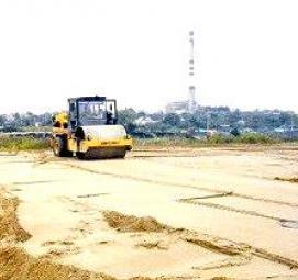 Лабораторные испытания уплотнения грунта - модель 1