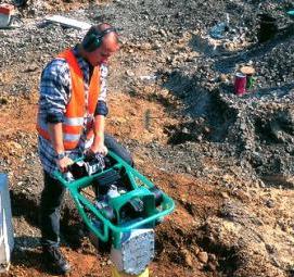 Лабораторные испытания уплотнения грунта - модель 4