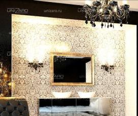 Ламинат Черный мрамор - вариант 3