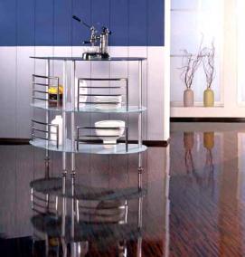 Ламинат глянцевый красный - модель 1