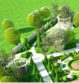 Ландшафтное проектирование - вариант 1