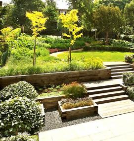 Ландшафтный дизайн 30 соток - модель 1