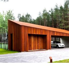 Ландшафтный дизайн гаража - тип 4