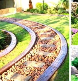 Ландшафтный дизайн палисадника - вариант 1