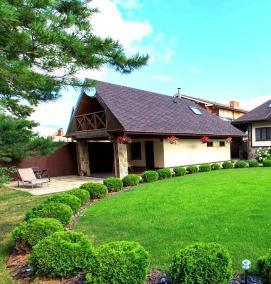 Ландшафтный дизайн участка 10 соток - модель 4