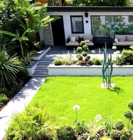 Ландшафтный дизайн в современном стиле - тип 3