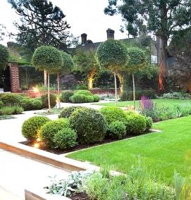 Ландшафтный дизайн в современном стиле - тип 2