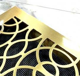 Латунные вентиляционные решетки - модель 1