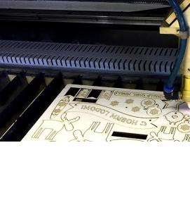 Лазерная резка фанеры - модель 1