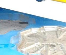 Лазерная резка монолитного поликарбоната - модель 1