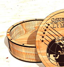 Лазерная резка открыток - тип 3