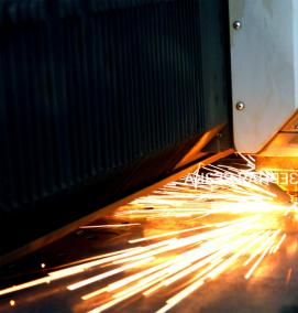 Лазерная резка стали - модель 4