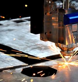 Лазерная резка стали - модель 3