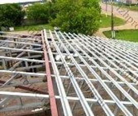 Легкие металлоконструкции из оцинкованного профиля - модель 4