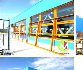 Ленточное остекление пвх - тип 1