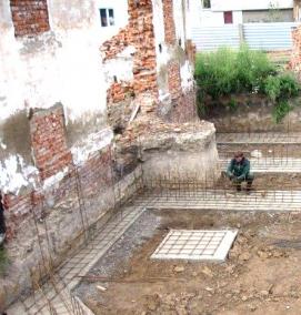 Ленточный фундамент для бани - вариант 1