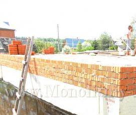 Ленточный фундамент из ФБС - тип 2