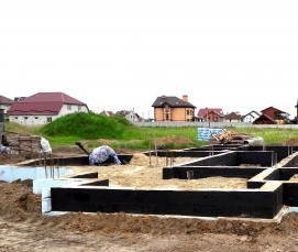 Ленточный фундамент под колонны - тип 2