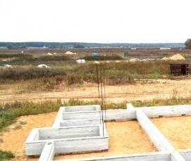 Ленточный фундамент: сетка - модель 4