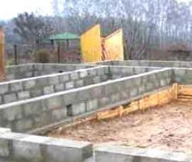 Ленточный фундамент углубленный - вариант 4