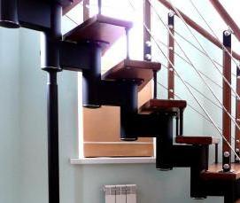 Лестница деревянная сборная - тип 1