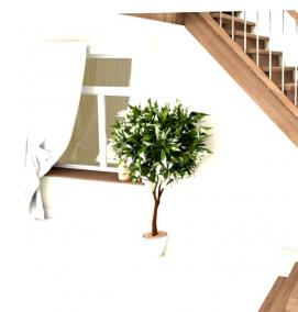 Лестница деревянная угловая - вариант 2