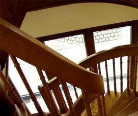 Лестница круговая металлическая - модель 1